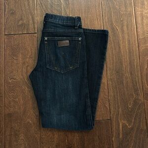 Boys Wrangler Retro Fit Relaxed Bootcut Jeans 12 Like New